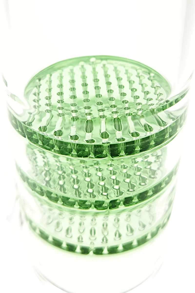 TAG - 20" Triple Honeycomb to Spinning Splash Guard Bong 50x7MM (18MM Female) - Image 4