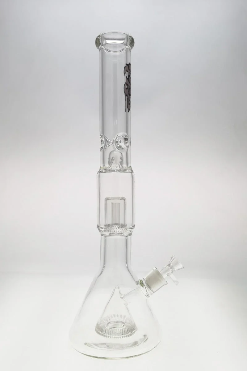 TAG - 24" Super Slit Pyramid to Interior Showerhead Beaker Bong 50x7MM (18MM Female) - Image 11