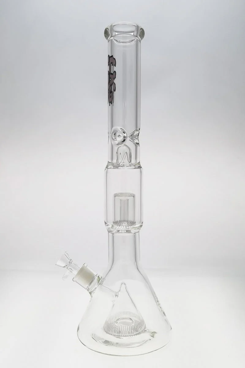 TAG - 24" Super Slit Pyramid to Interior Showerhead Beaker Bong 50x7MM (18MM Female) - Image 12