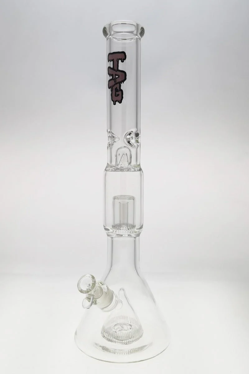 TAG - 24" Super Slit Pyramid to Interior Showerhead Beaker Bong 50x7MM (18MM Female) - Image 13