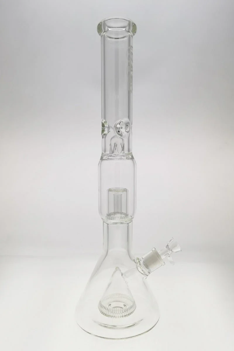 TAG - 24" Super Slit Pyramid to Interior Showerhead Beaker Bong 50x7MM (18MM Female) - Image 16