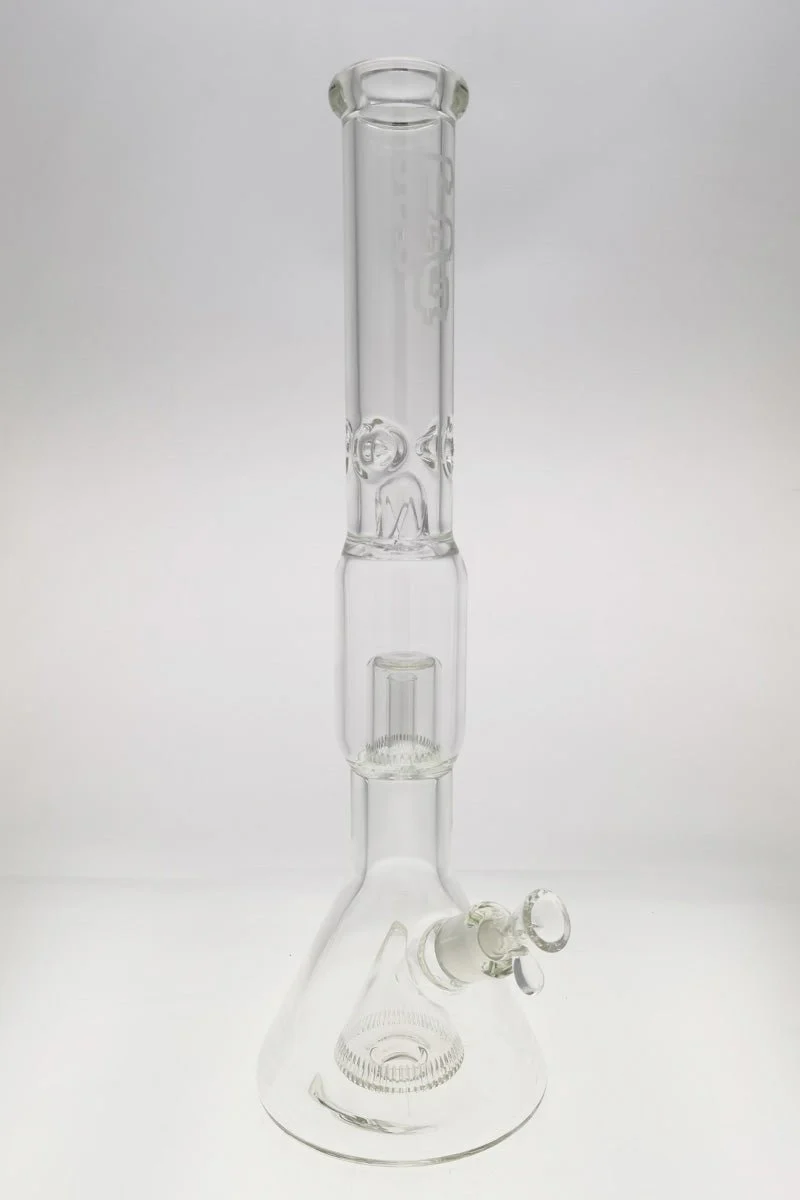 TAG - 24" Super Slit Pyramid to Interior Showerhead Beaker Bong 50x7MM (18MM Female) - Image 18