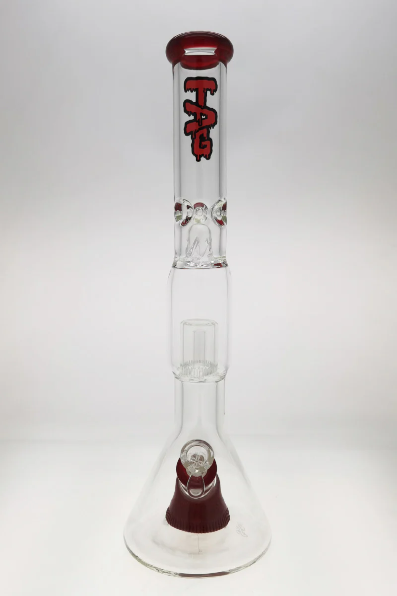 TAG - 24" Super Slit Pyramid to Interior Showerhead Beaker Bong 50x7MM (18MM Female) - Image 27