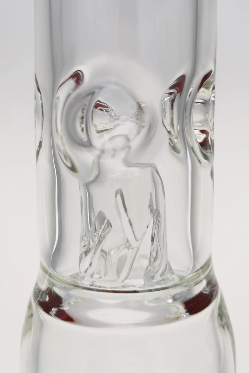 TAG - 24" Super Slit Pyramid to Interior Showerhead Beaker Bong 50x7MM (18MM Female) - Image 33
