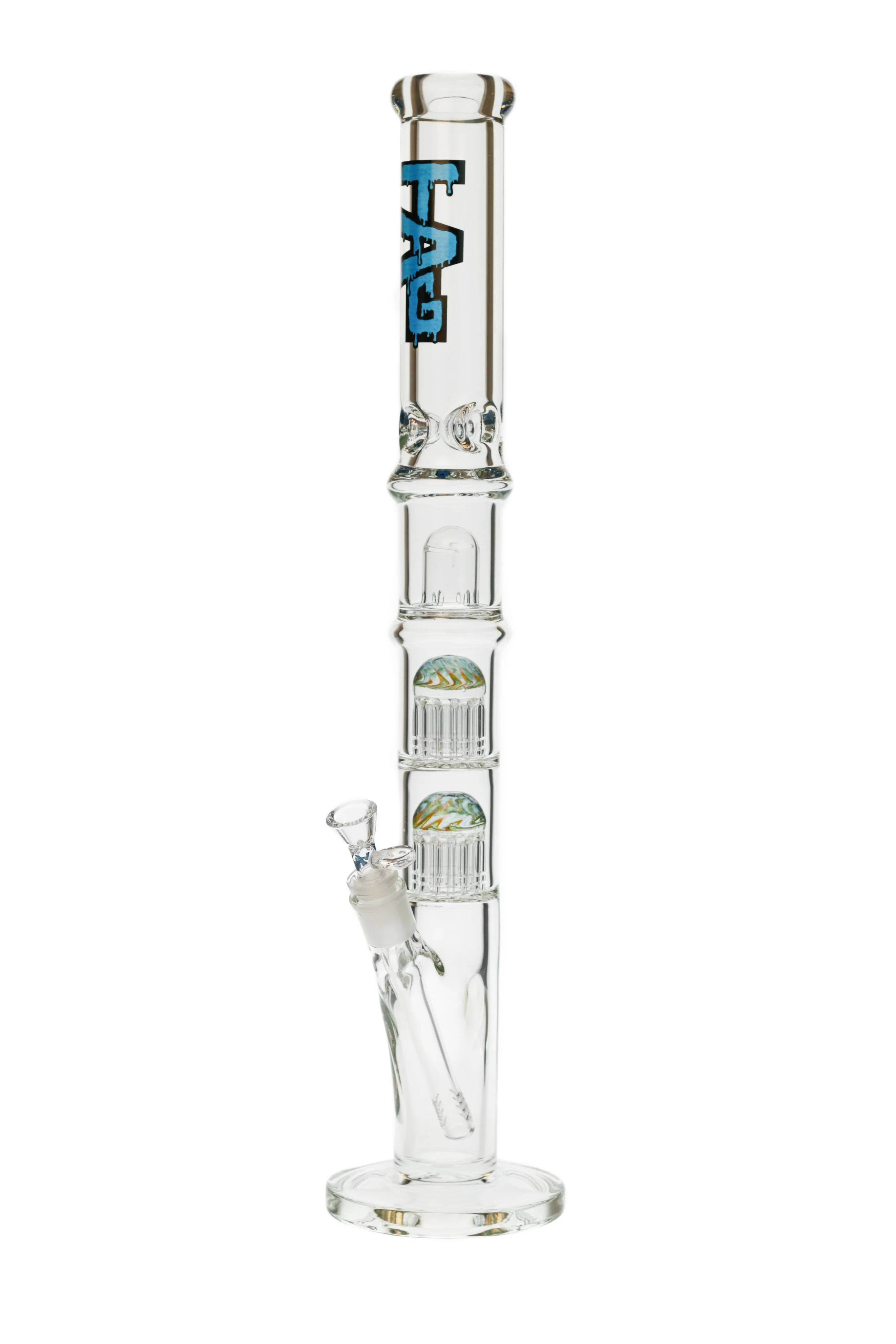 TAG - 22" Double 10 Arm Tree Straight Tube 50x7MM - 28/18MM Downstem (4.00") - Image 3