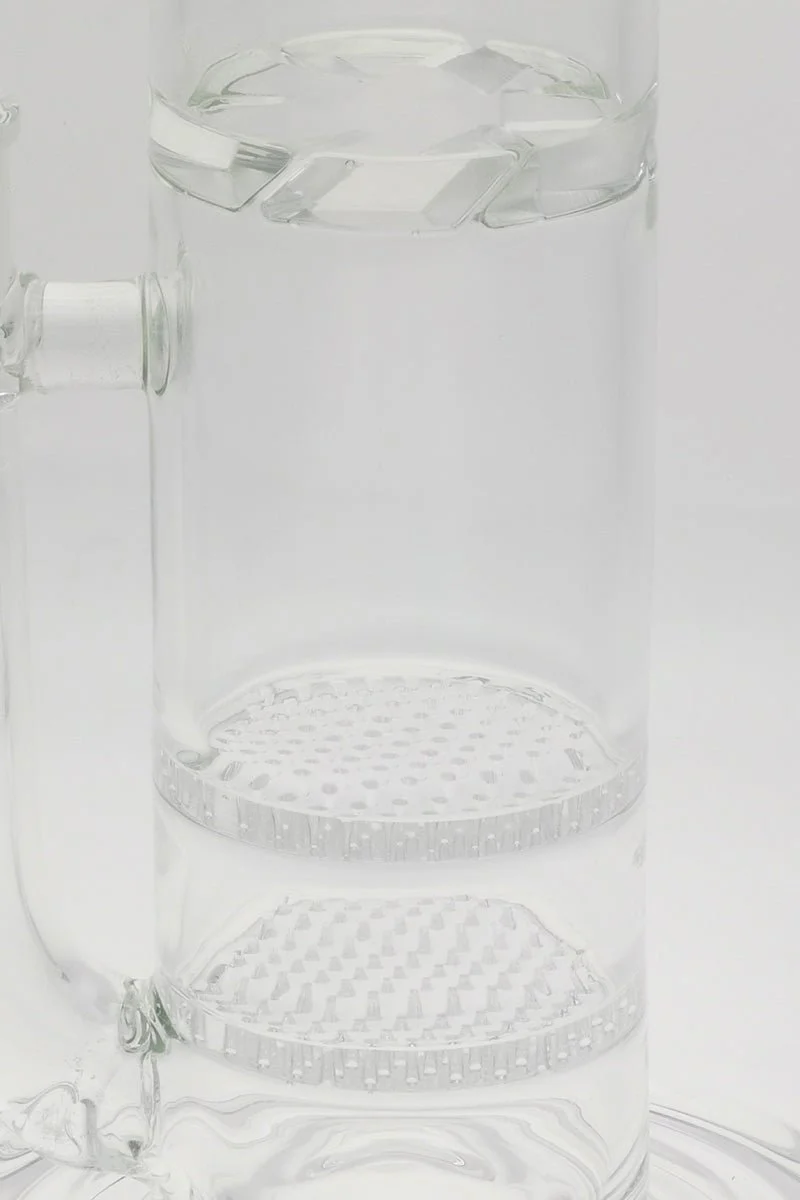 TAG - 24" Double Honeycomb Double Interior Showerhead Bong 50x7MM (18MM Female) - Image 11