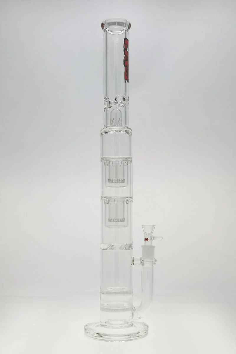 TAG - 24" Double Honeycomb Double Interior Showerhead Bong 50x7MM (18MM Female) - Image 3