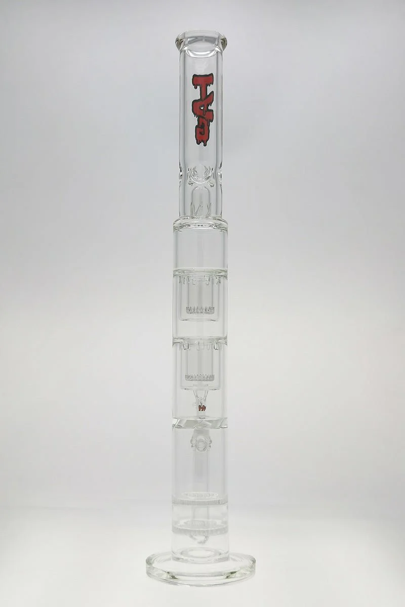 TAG - 24" Double Honeycomb Double Interior Showerhead Bong 50x7MM (18MM Female) - Image 4