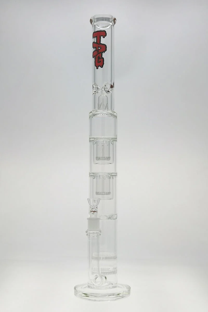 TAG - 24" Double Honeycomb Double Interior Showerhead Bong 50x7MM (18MM Female) - Image 5