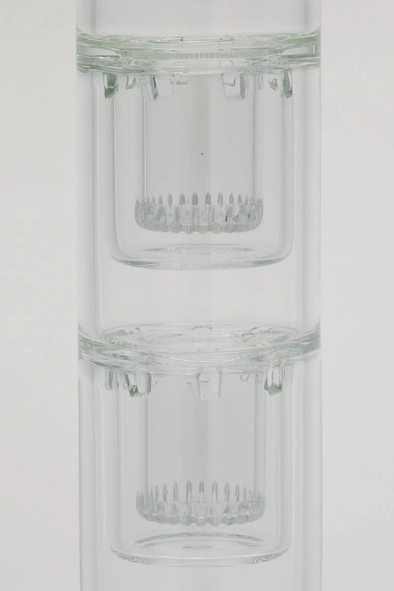 TAG - 24" Double Honeycomb Double Interior Showerhead Bong 50x7MM (18MM Female) - Image 9
