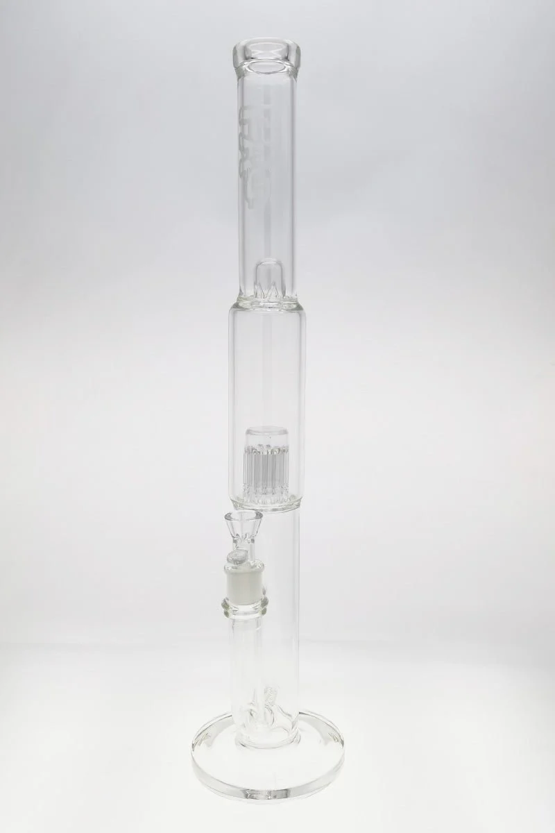 TAG - 22" Super Slit Multiplying Inline to Fixed 12 Arm Tree Bong (44-50-44) 44x4MM (18MM Female)