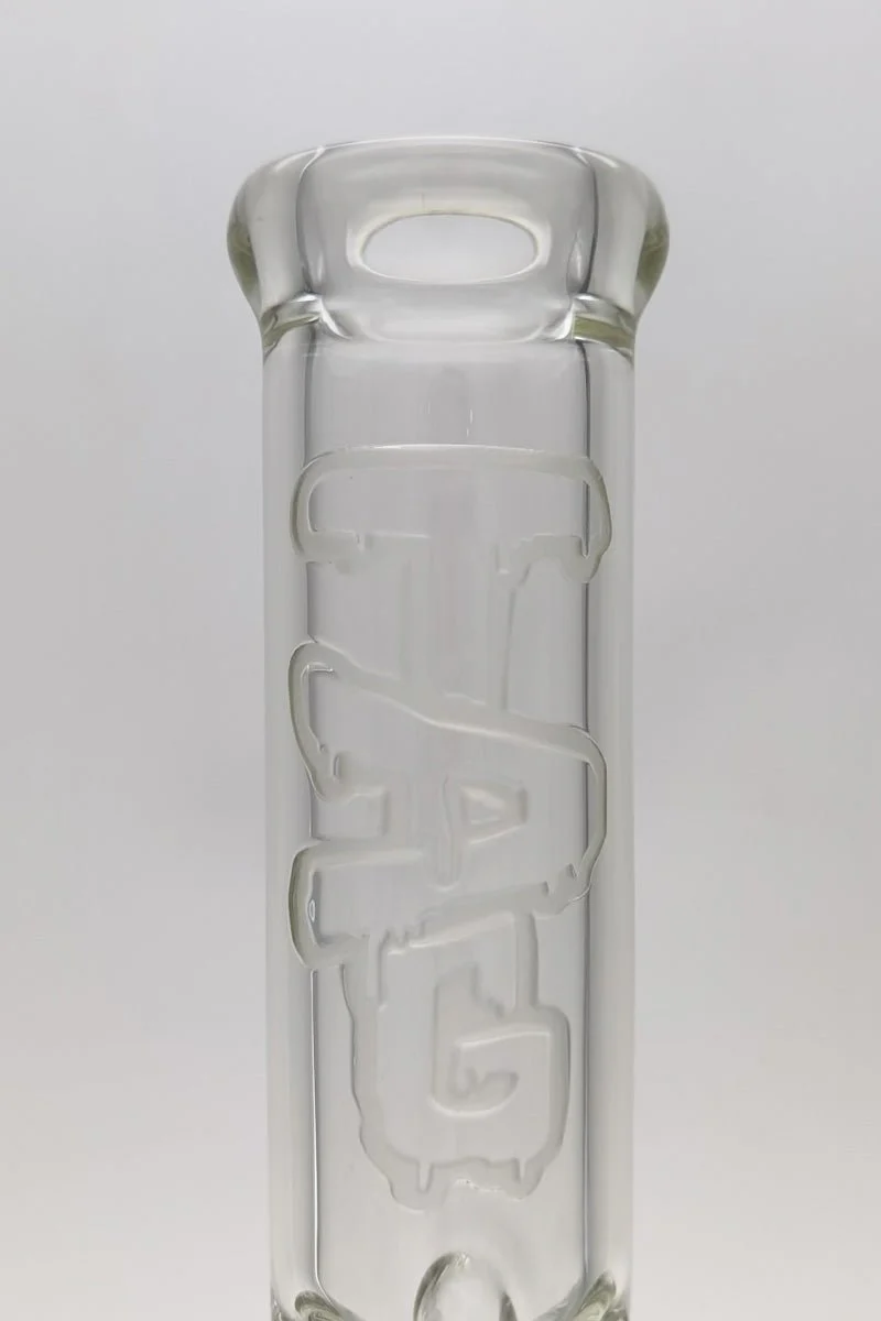 TAG - 24" Super Slit Pyramid to Double Super Slit Fixed Froth Showerhead Bong 50x7MM (18MM Female) - Image 11