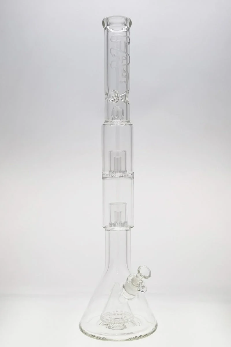 TAG - 24" Super Slit Pyramid to Double Super Slit Fixed Froth Showerhead Bong 50x7MM (18MM Female) - Image 17