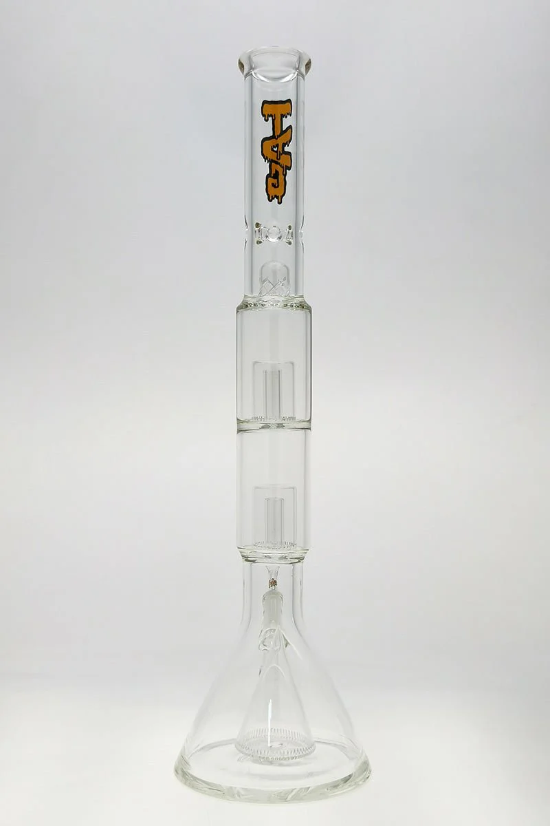 TAG - 24" Super Slit Pyramid to Double Super Slit Fixed Froth Showerhead Bong 50x7MM (18MM Female) - Image 3