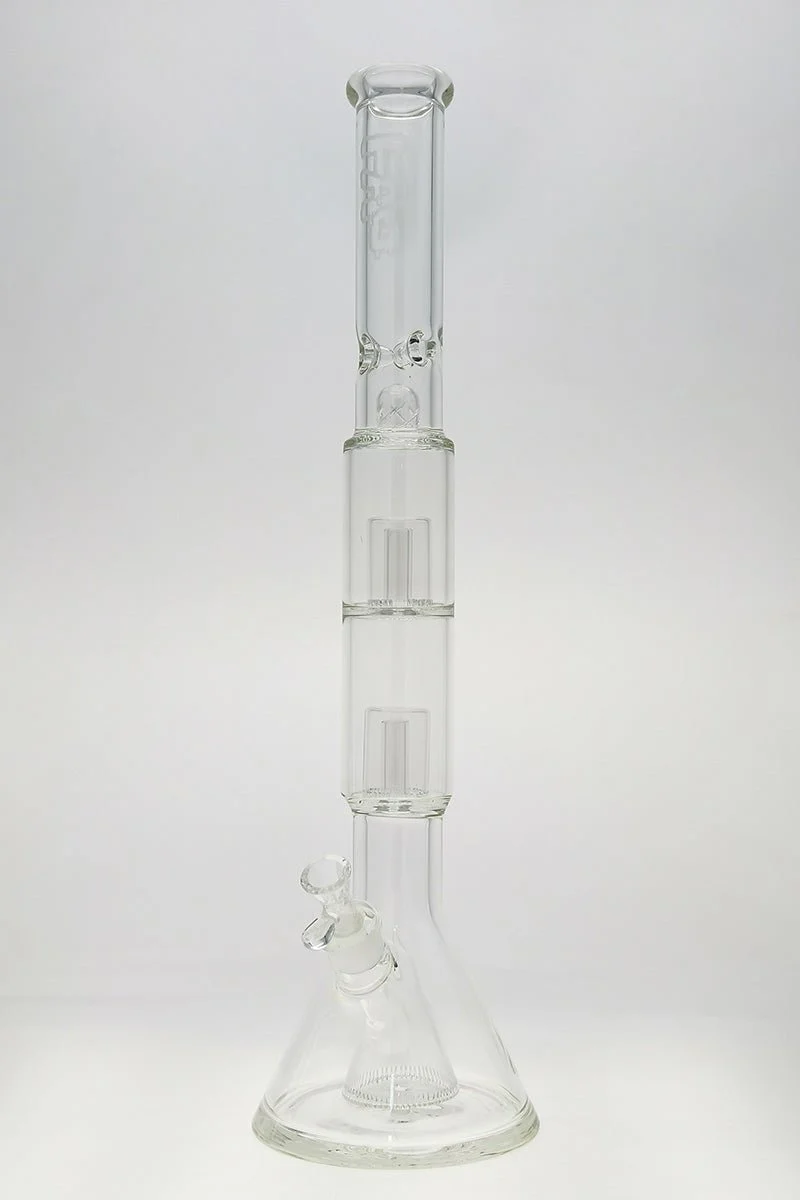 TAG - 24" Super Slit Pyramid to Double Super Slit Fixed Froth Showerhead Bong 50x7MM (18MM Female) - Image 6