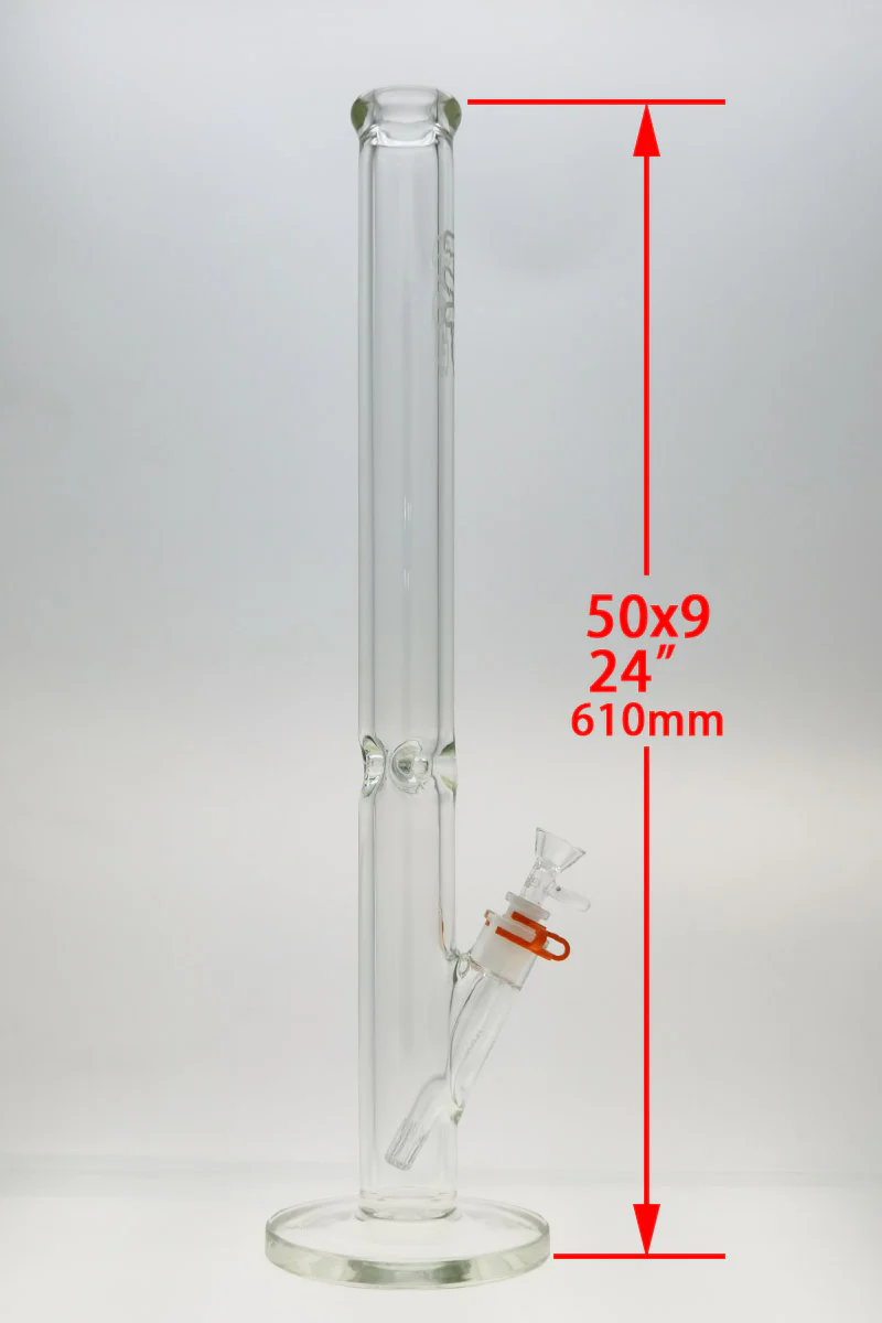 TAG - 24" Straight Tube Bong 50x9MM - 18/14MM Downstem (4.00") - Image 19