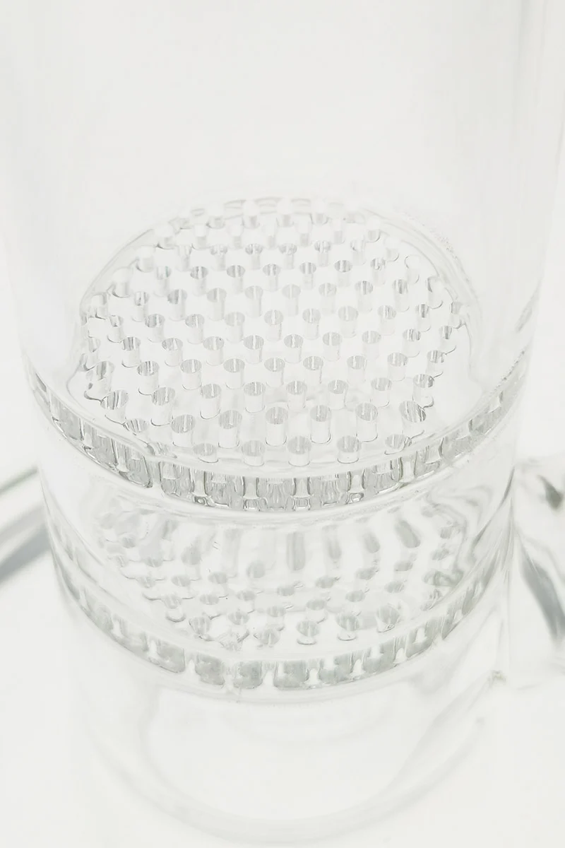 TAG - 25" Double Honeycomb to Worked Double UFO Super Slit Showerhead Bong 50x5MM (18MM Female) - Image 12