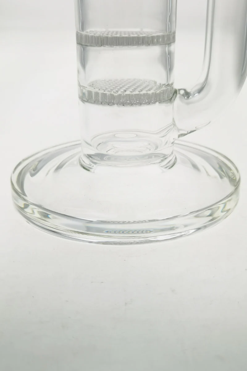 TAG - 25" Double Honeycomb to Worked Double UFO Super Slit Showerhead Bong 50x5MM (18MM Female) - Image 14