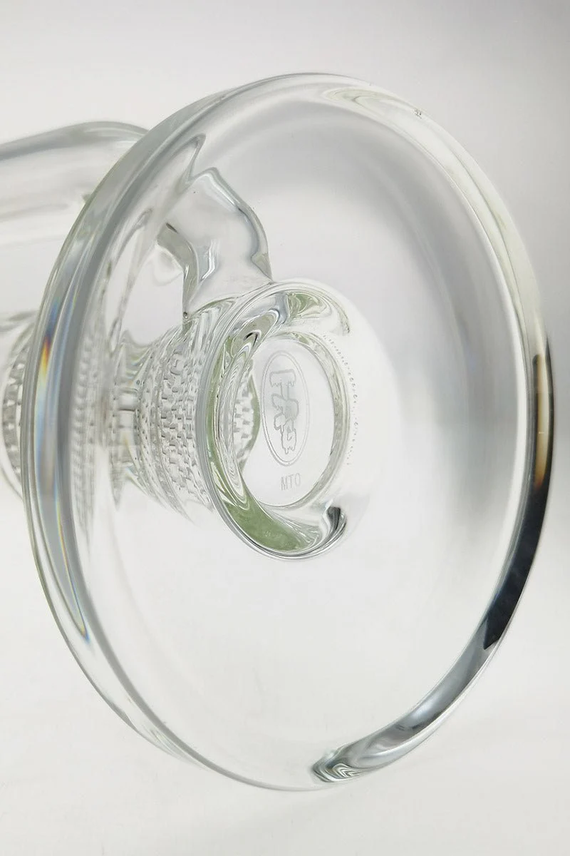 TAG - 25" Double Honeycomb to Worked Double UFO Super Slit Showerhead Bong 50x5MM (18MM Female) - Image 16
