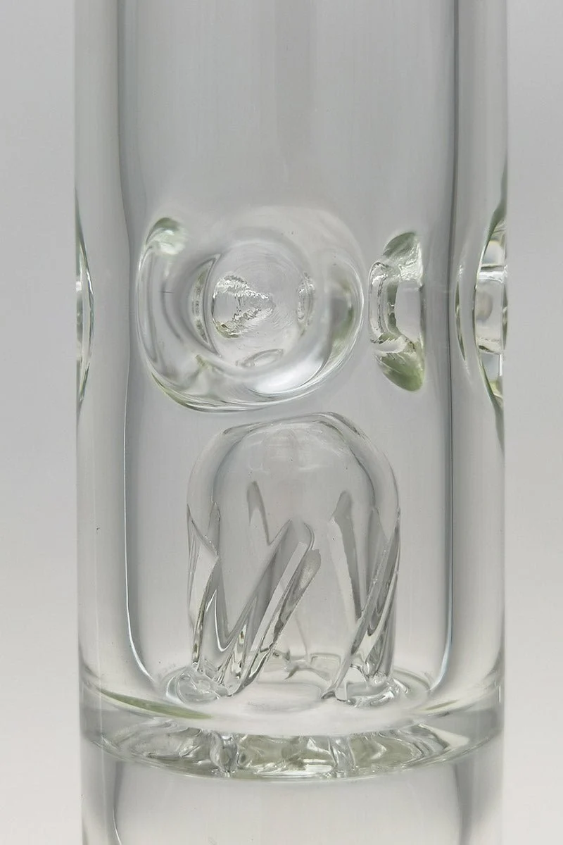 TAG - 25" Double Honeycomb to Worked Double UFO Super Slit Showerhead Bong 50x5MM (18MM Female) - Image 22