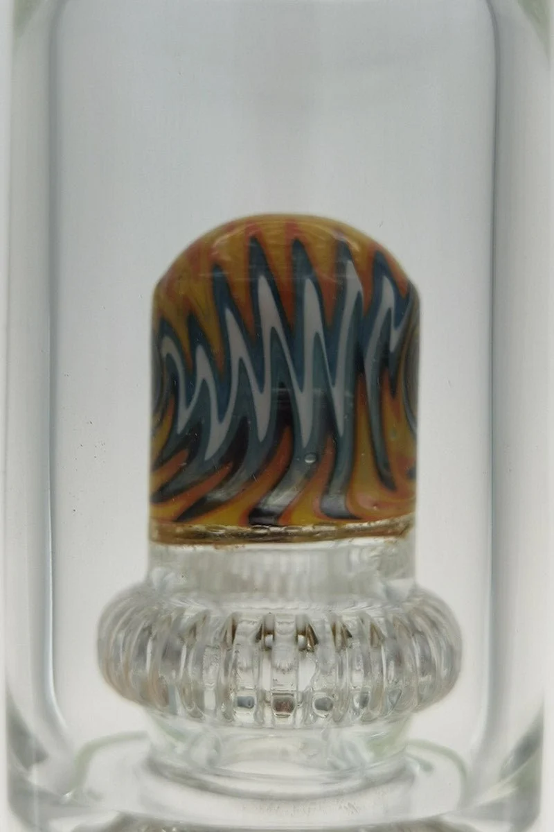 TAG - 25" Double Honeycomb to Worked Double UFO Super Slit Showerhead Bong 50x5MM (18MM Female) - Image 24