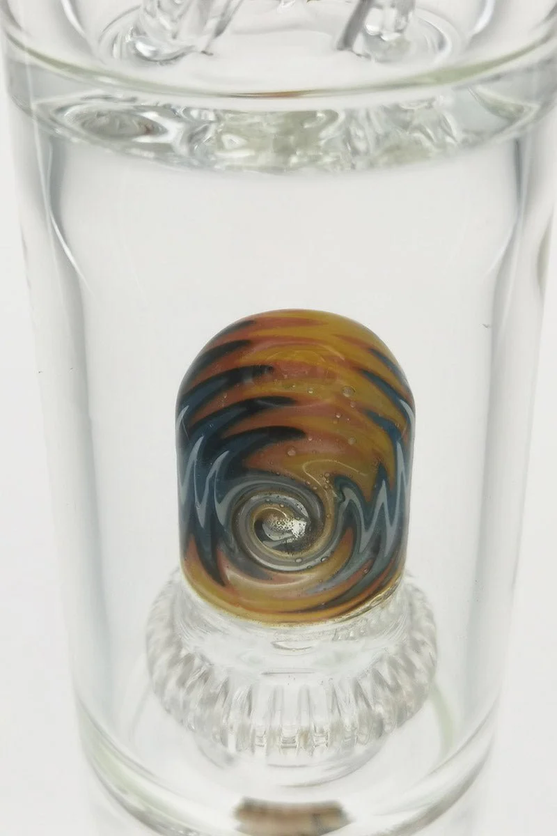 TAG - 25" Double Honeycomb to Worked Double UFO Super Slit Showerhead Bong 50x5MM (18MM Female) - Image 25