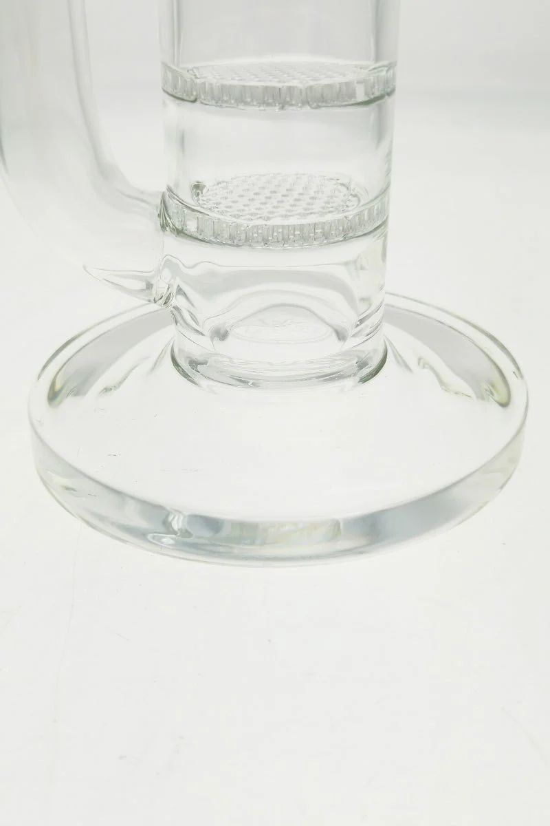 TAG - 25" Double Honeycomb to Worked Double UFO Super Slit Showerhead Bong 50x5MM (18MM Female) - Image 28