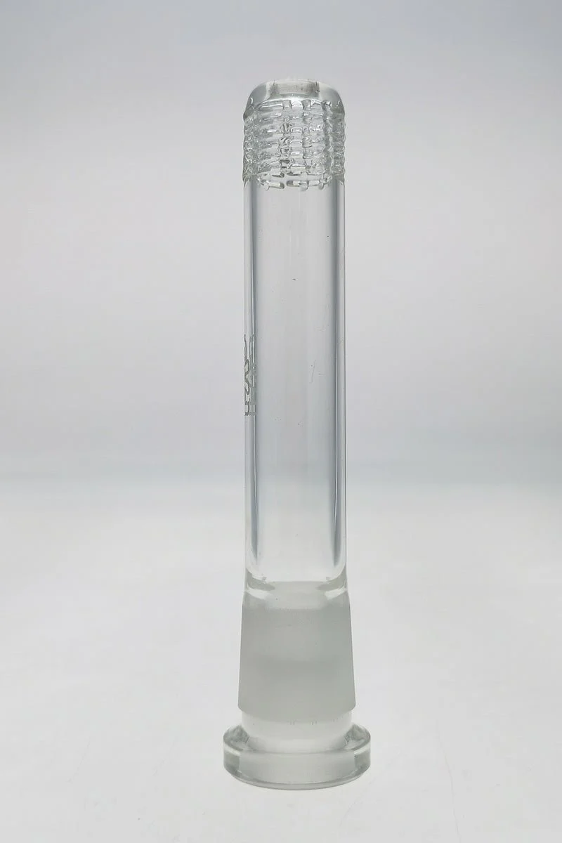TAG - 28/18MM Open End 6 Row x 4 (72 Hole) Multiplying Super Slit Bong Downstem