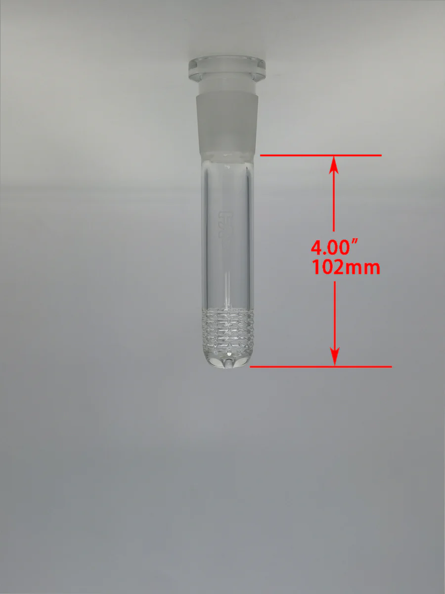 TAG - 28/18MM Open End 6 Row x 4 (72 Hole) Multiplying Super Slit Bong Downstem - Image 12
