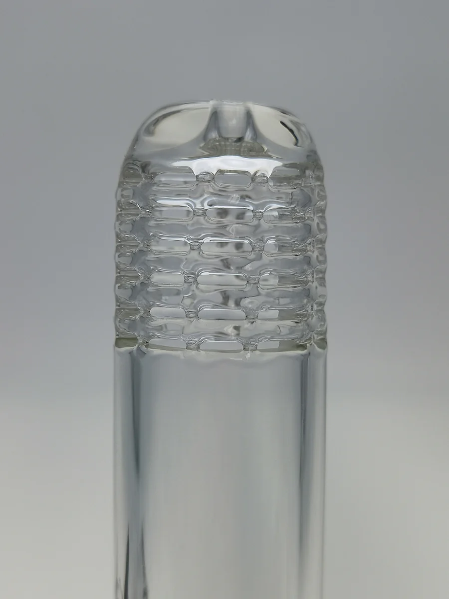 TAG - 28/18MM Open End 6 Row x 4 (72 Hole) Multiplying Super Slit Bong Downstem - Image 13
