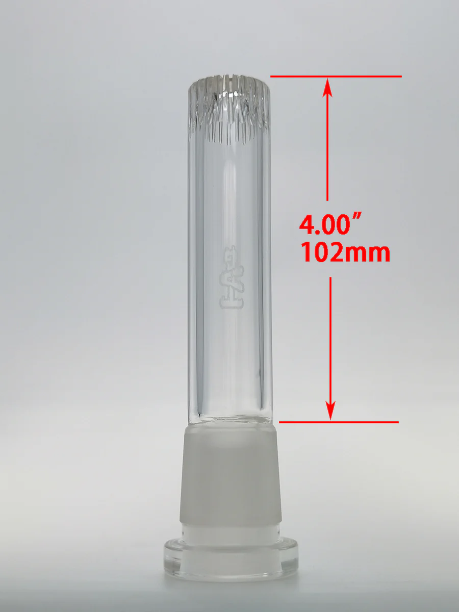 TAG - 28/18MM Closed End Super Slit Showerhead Bong Downstem - Image 9