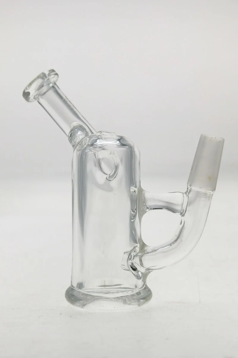 *CLEARANCE* - (CMTO) TAG - 3.25" Natural Diffusing Pocket Dab Rig 25x4MM (10MM Male)