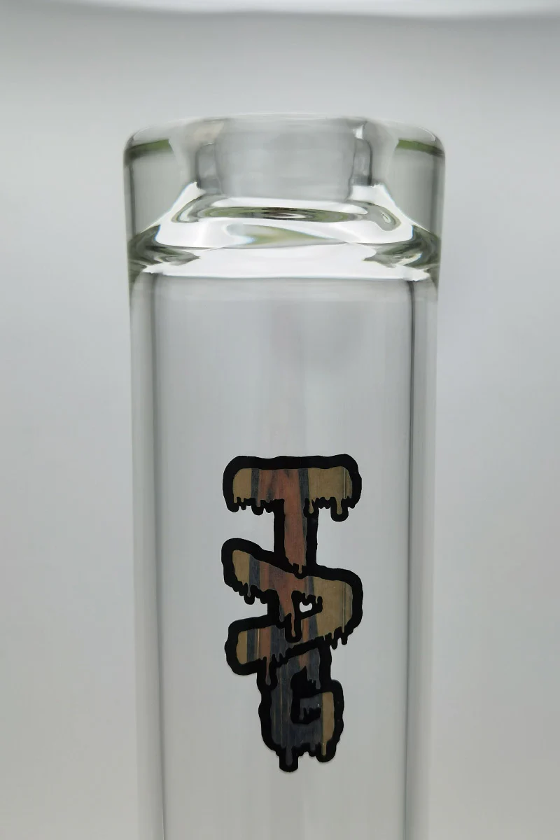 TAG - 30" Straight Tube Bong 80x7MM - 28/18MM Downstem (7.00") - Image 8