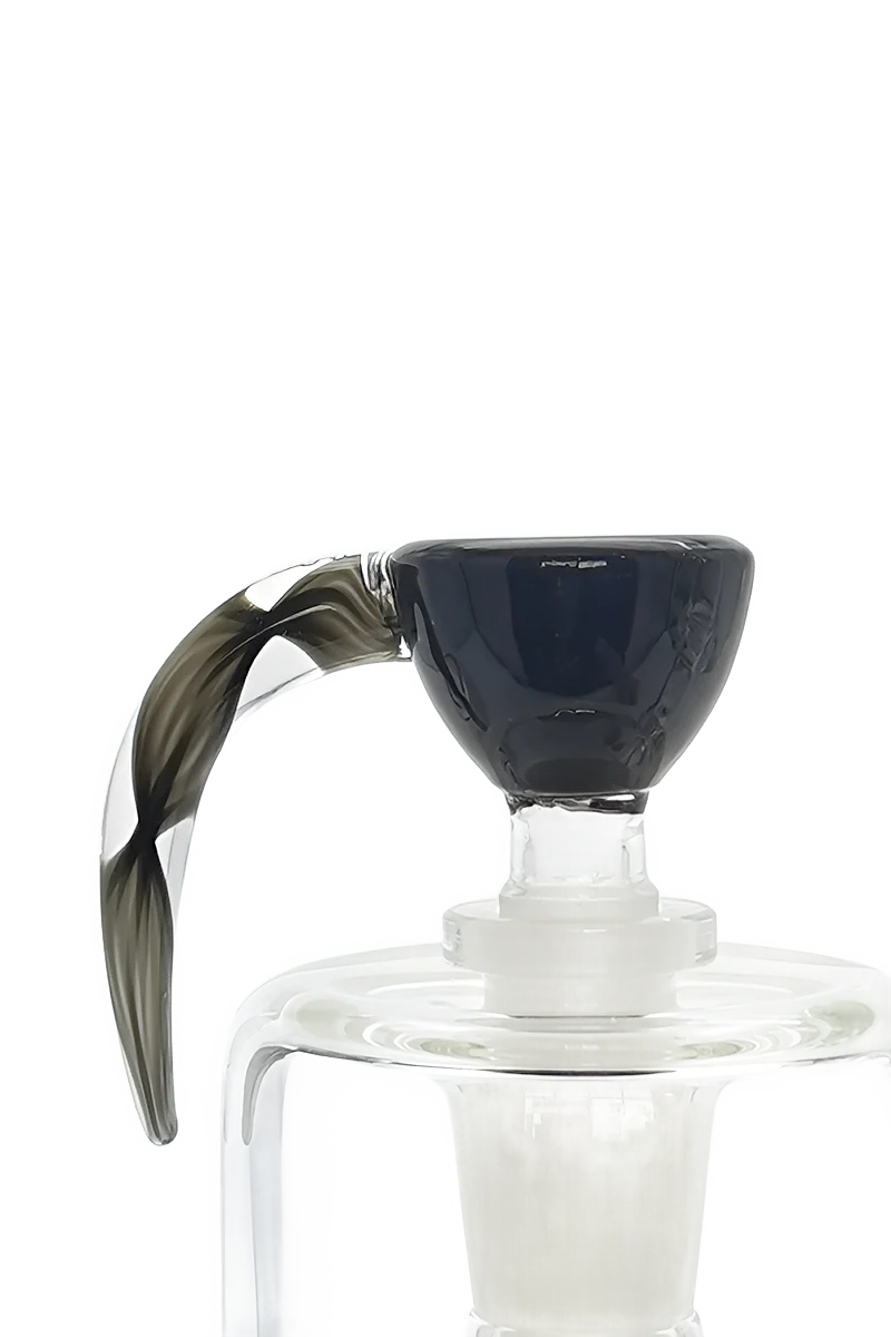 TAG - 4 Hole Disc Screen Bong Slide with Horn Handle - Image 15