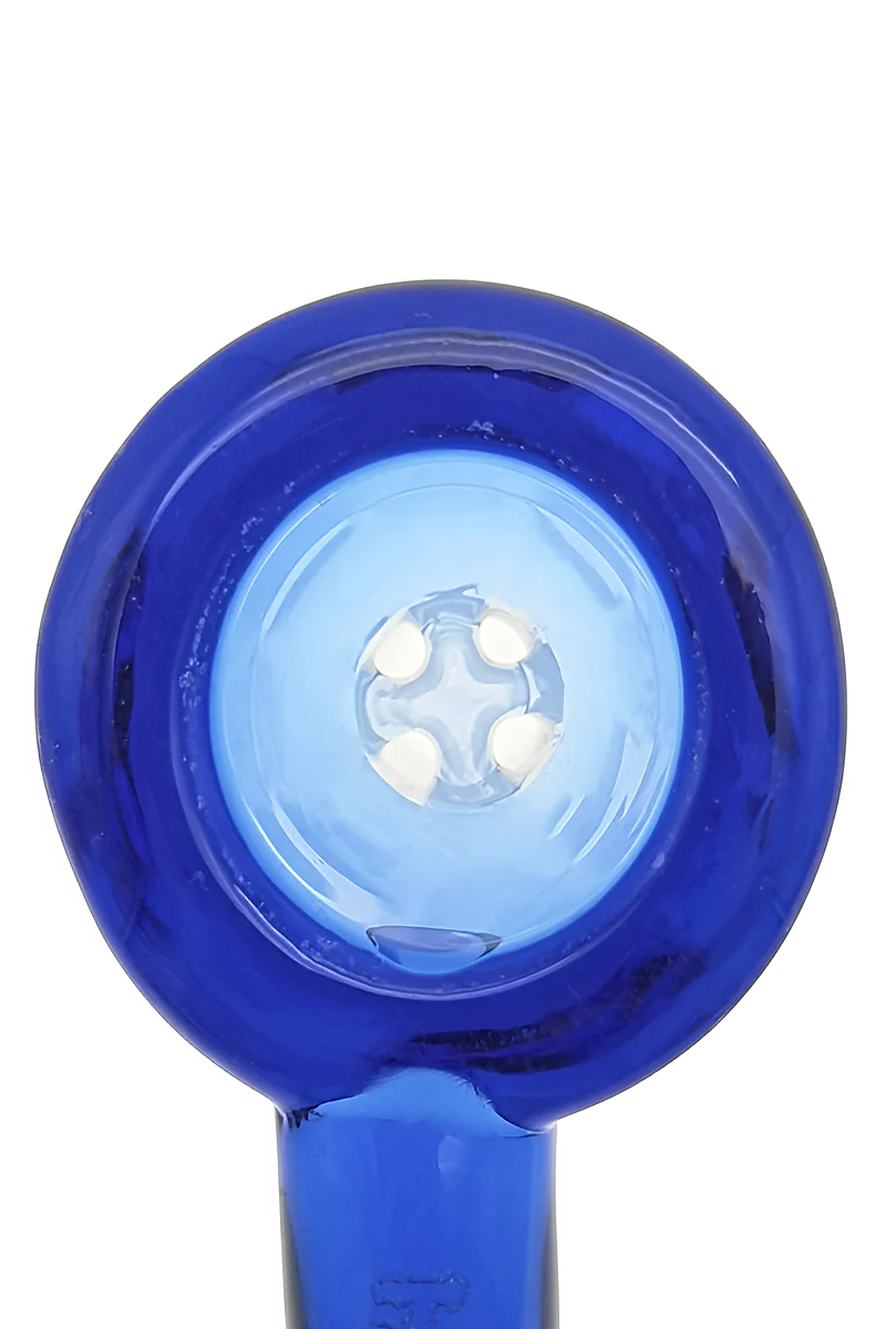 TAG - 4 Hole Disc Screen Bong Slide with Horn Handle - Image 21