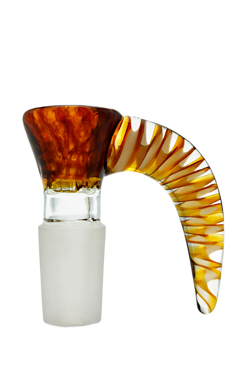 TAG - Disc Screen Bong Slide Bowl Piece with Horn Handle - Image 17