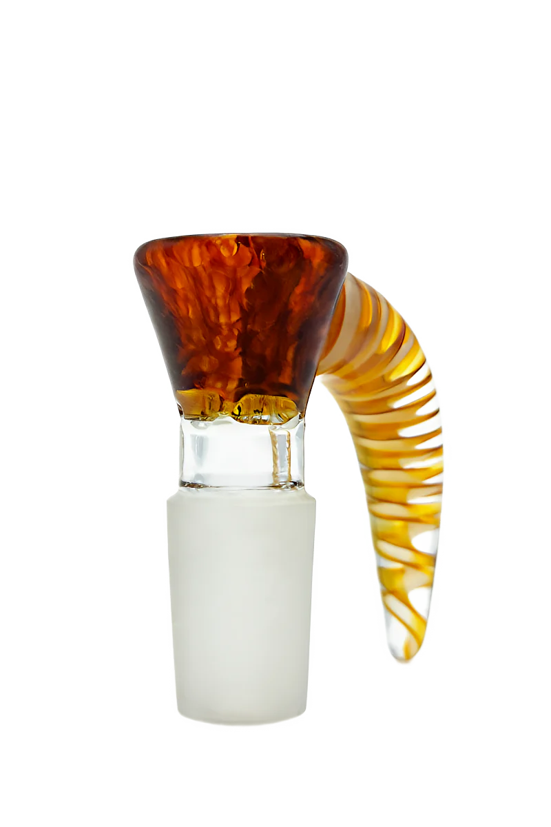 TAG - Disc Screen Bong Slide Bowl Piece with Horn Handle - Image 22
