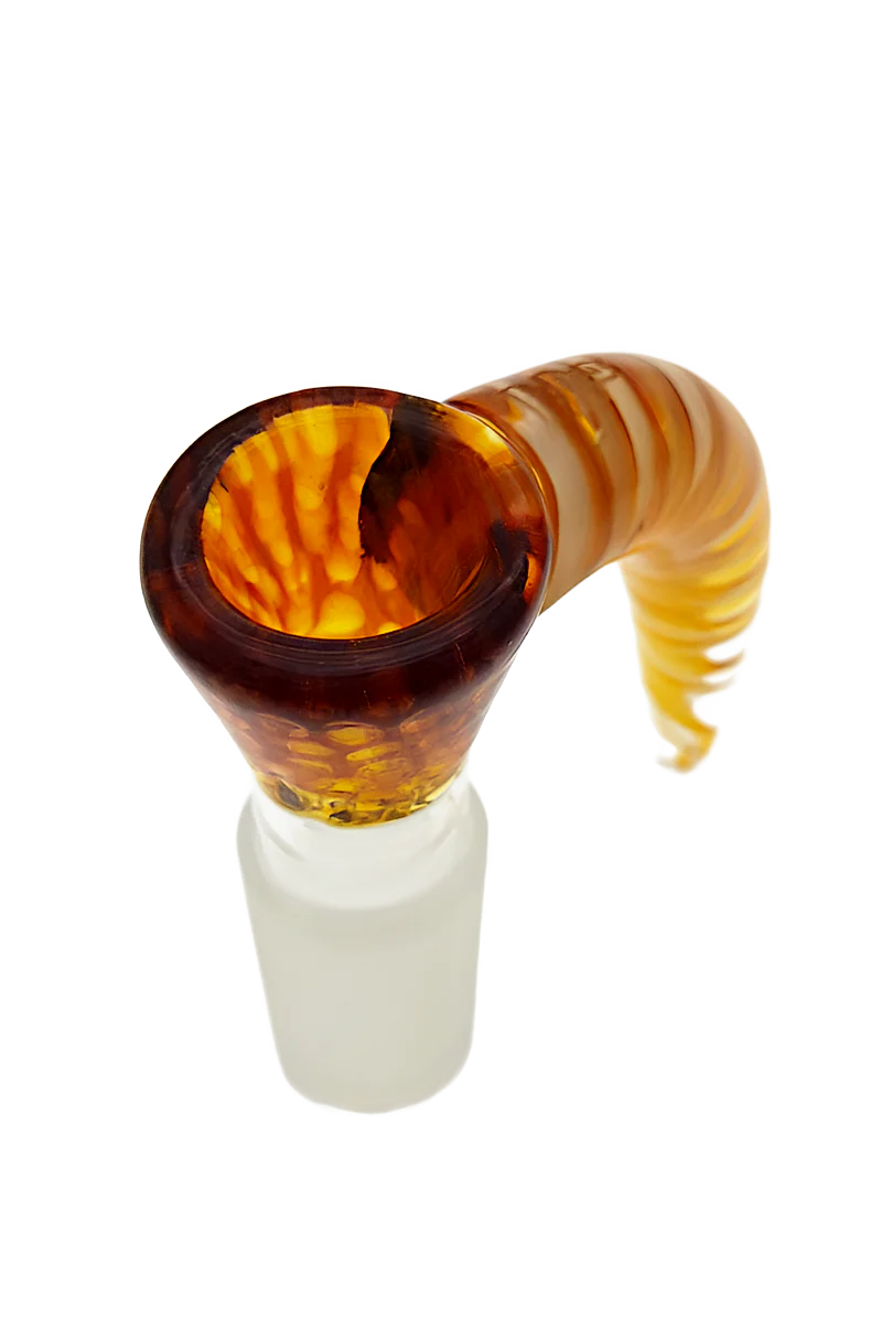 TAG - Disc Screen Bong Slide Bowl Piece with Horn Handle - Image 24