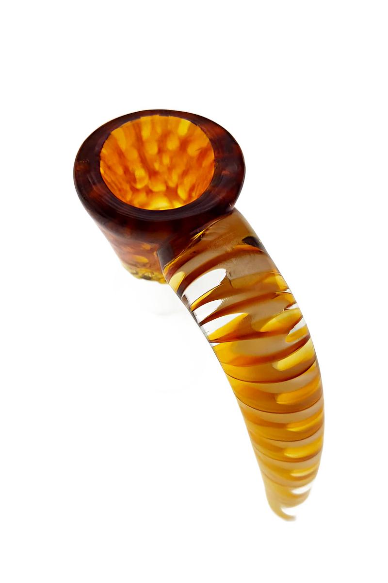 TAG - Disc Screen Bong Slide Bowl Piece with Horn Handle - Image 25