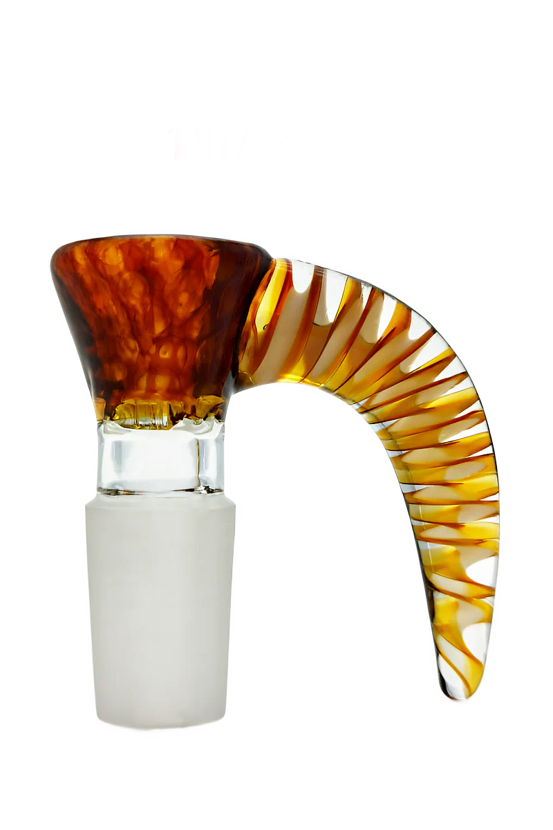 TAG - Disc Screen Bong Slide Bowl Piece with Horn Handle - Image 26