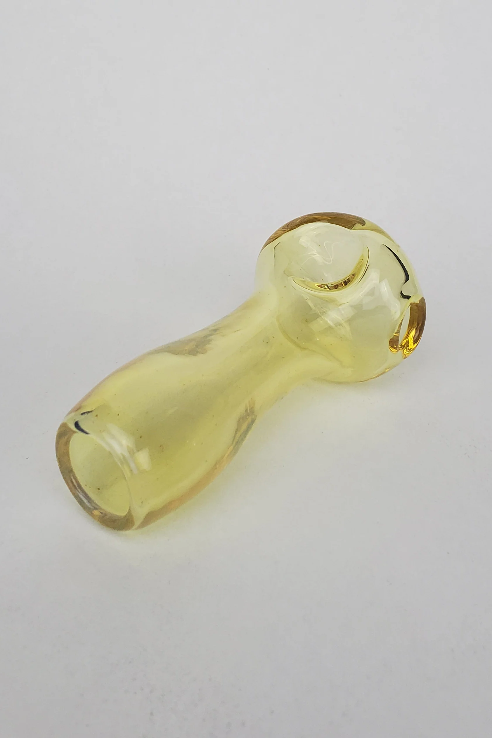 TAG - 4" Silver Fumed Dry Spoon Pipe - Carb Hole: Right Side - Image 12