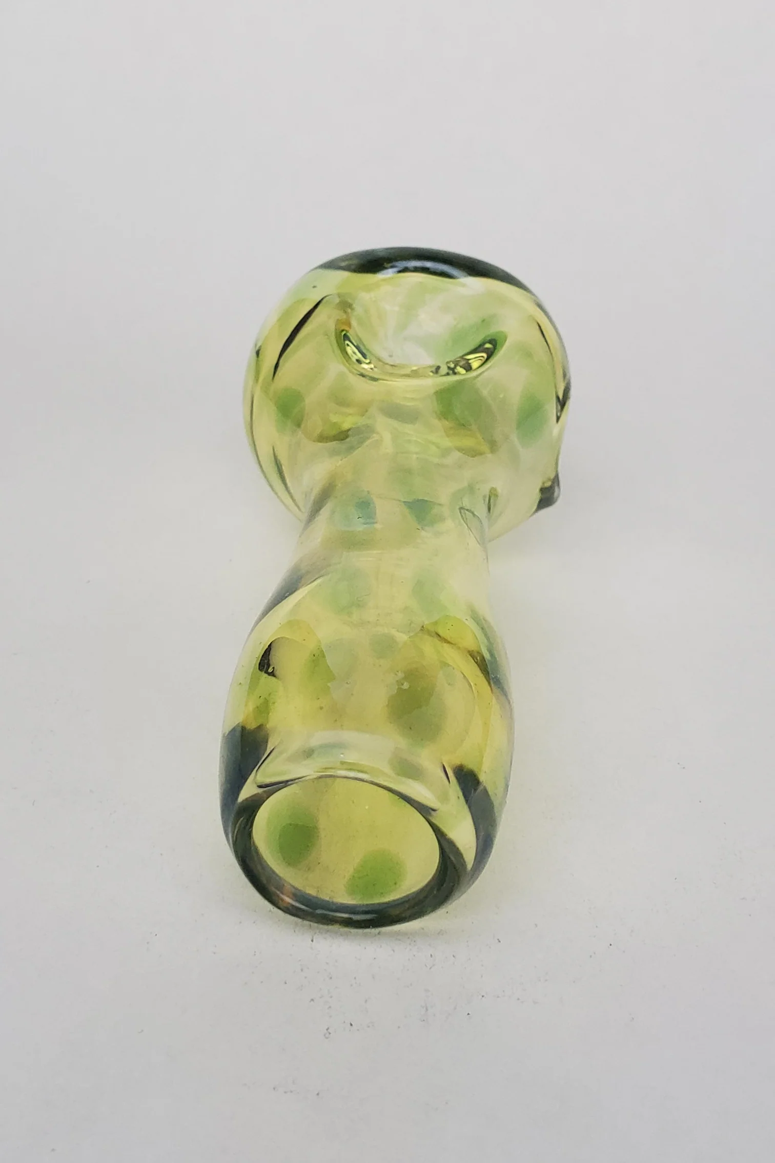 TAG - 4" Silver Fumed Dry Spoon Pipe - Carb Hole: Right Side - Image 5