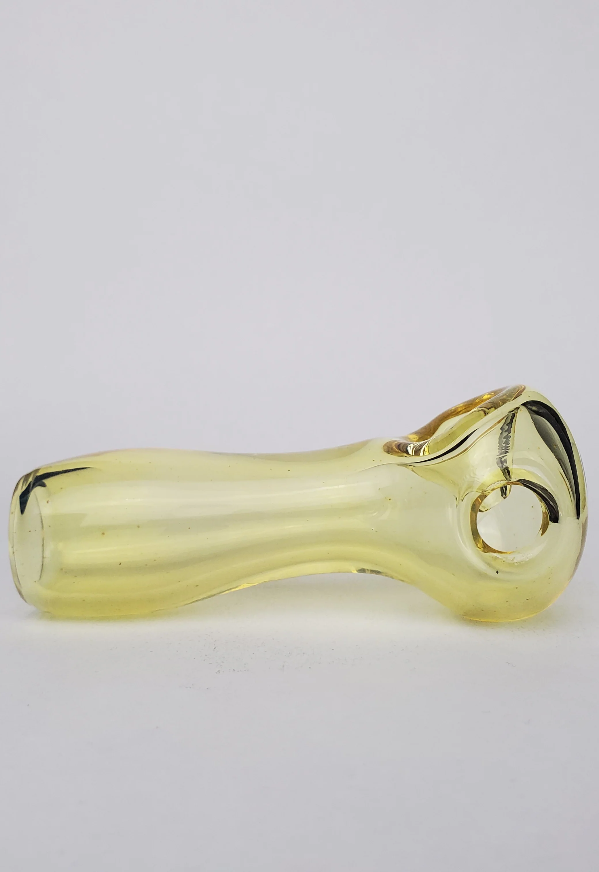TAG - 4" Silver Fumed Dry Spoon Pipe - Carb Hole: Right Side - Image 7