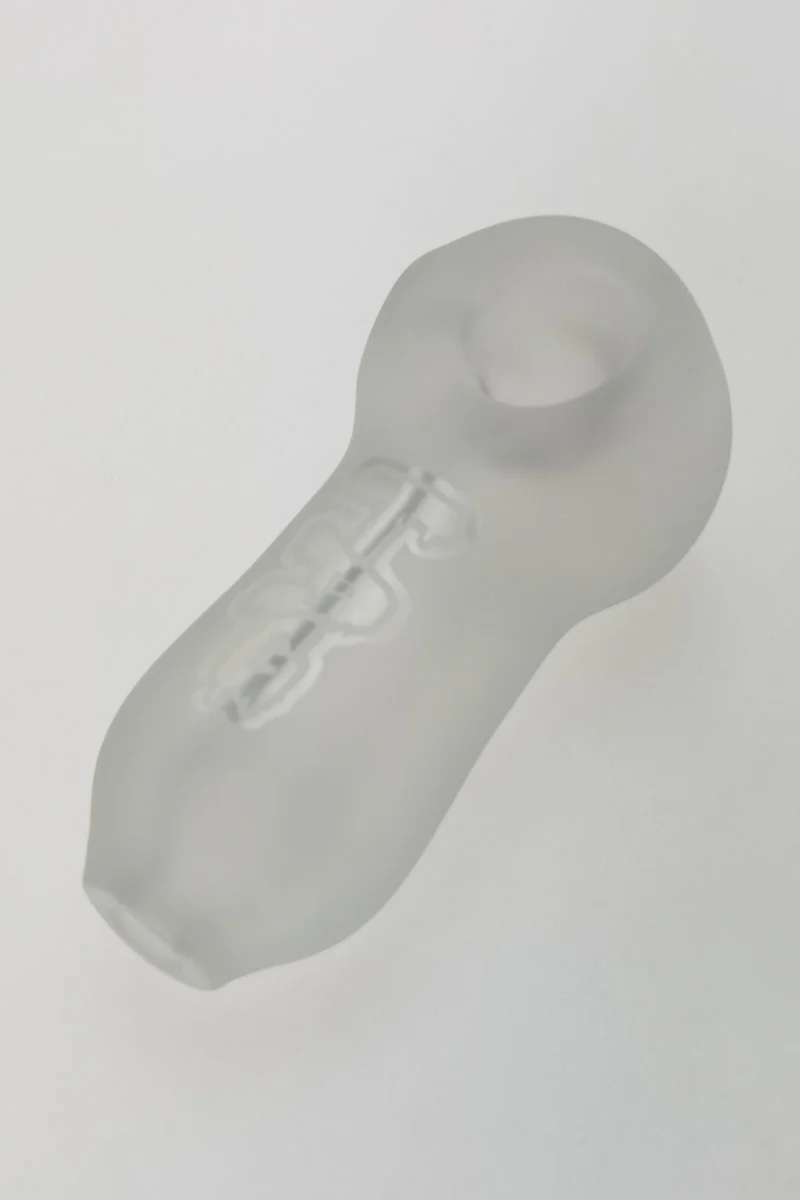 TAG - 4" Super Thick Dry Spoon Pipe - Carb Hole: Left Side - Image 3
