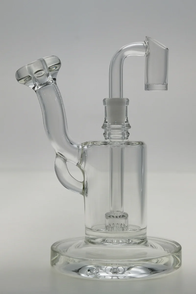 TAG - 5.50" Fixed Super Slit Froth Showerhead Sherlock Dab Rig 44x4MM (10MM Female)