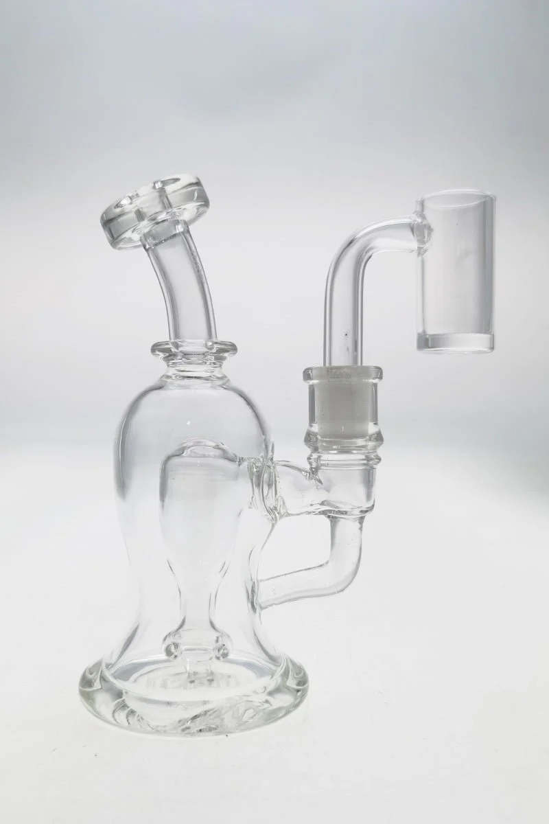 TAG - 5" 6-Hole UFO Micro Ball Rig Dab Rig with Bellow Base (10MM Female)