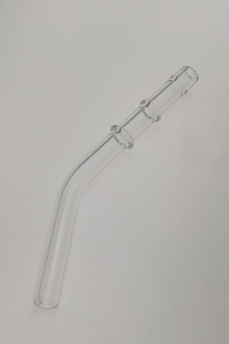TAG - 5" Glass Mouth Piece for Hose - Accepts 11MM - 13MM ID Hoses - Image 3
