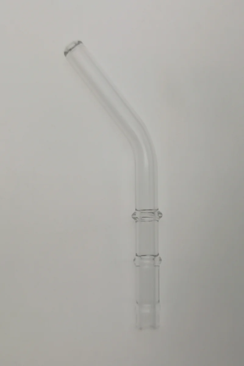 TAG - 5" Glass Mouth Piece for Hose - Accepts 11MM - 13MM ID Hoses - Image 4