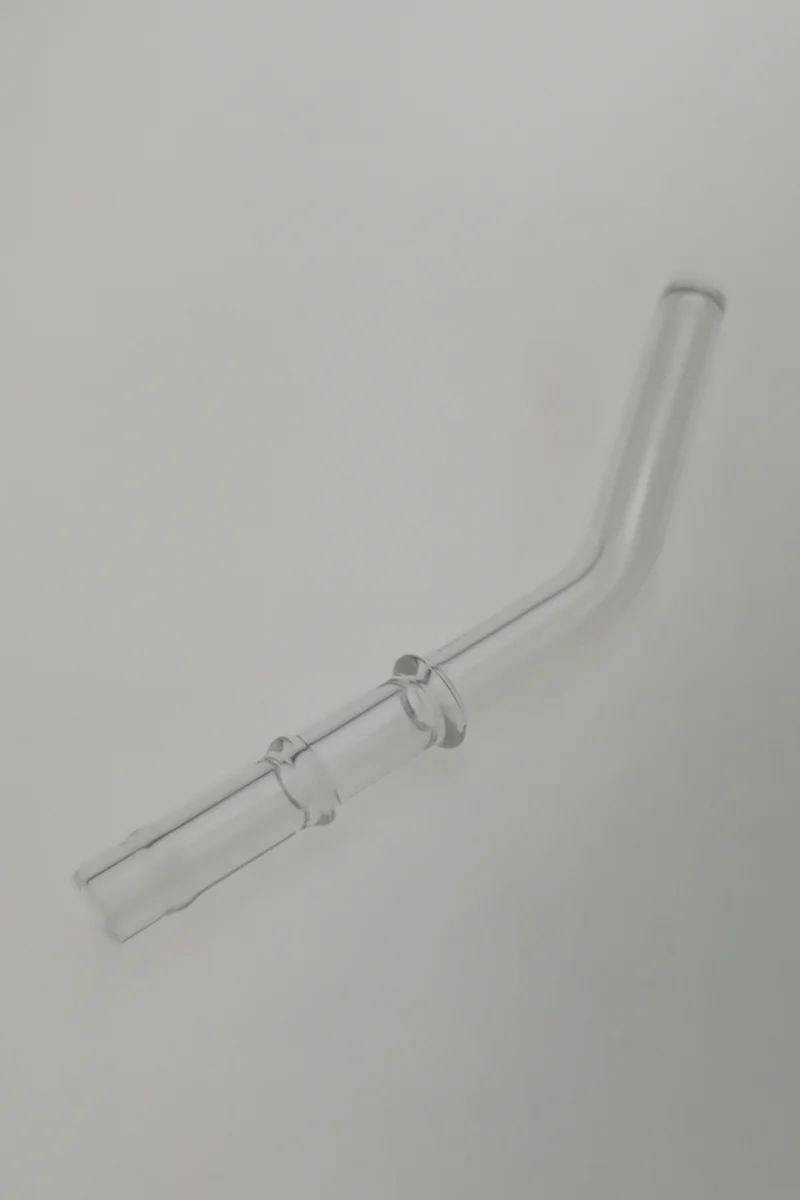 TAG - 5" Glass Mouth Piece for Hose - Accepts 11MM - 13MM ID Hoses - Image 5