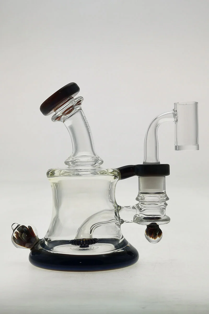 TAG - 5" Super Slit UFO Banger Hanger Dab Rig 60x5MM (14MM Female) - Image 16